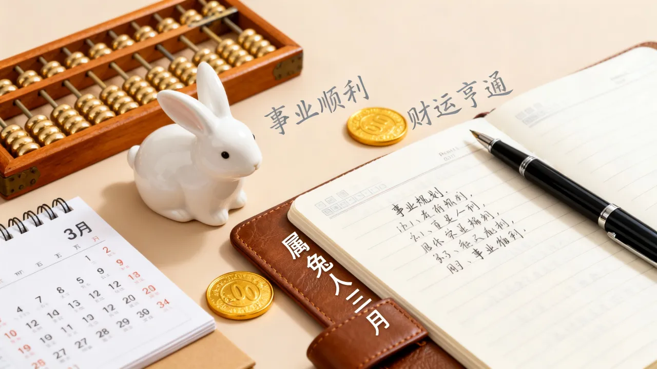 2025属兔3月运势如何，属兔人三月事业财运运程详解