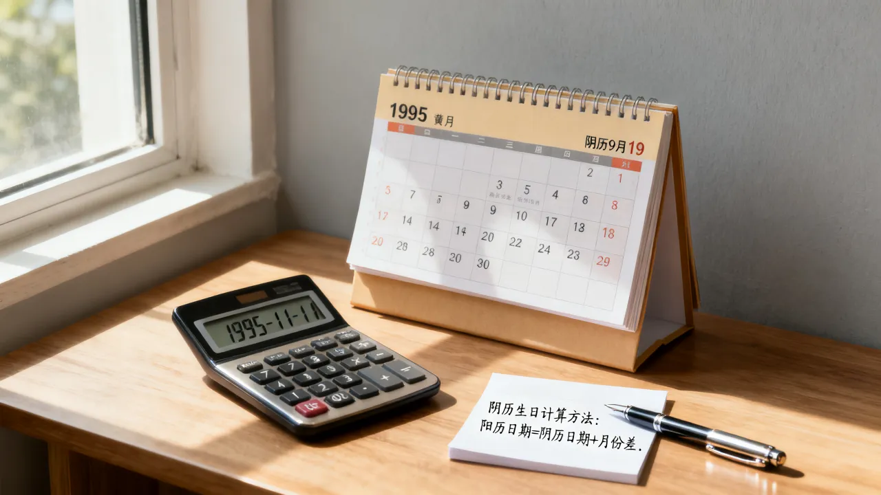 1995阴历9月19是阳历几号,阴历生日怎么算? 1995阴历9月19是阳历几号,阴历生日怎么算?