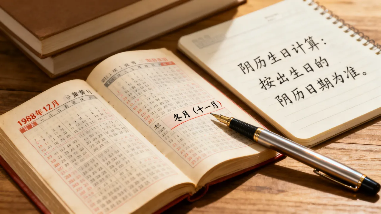 88年12月阴历是几月几号,阴历生日怎么算 88年12月阴历是几月几号,阴历生日怎么算