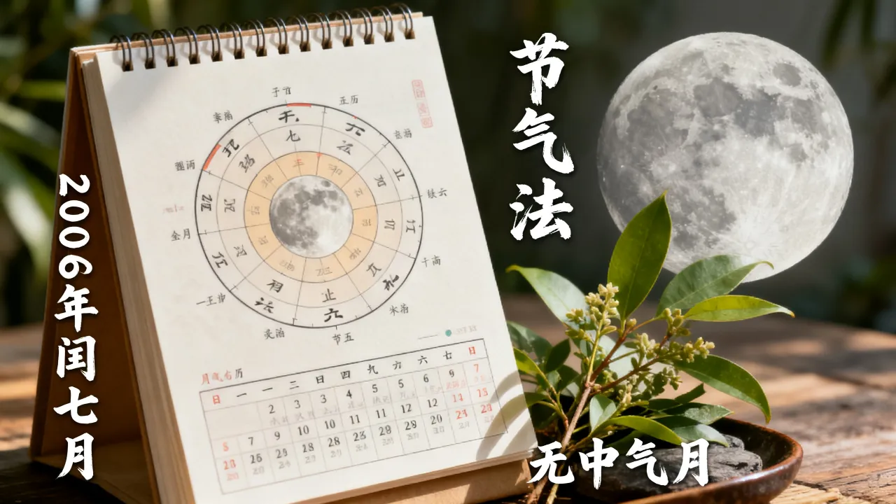 阴历2006年闰几月，闰月是怎么计算的呢