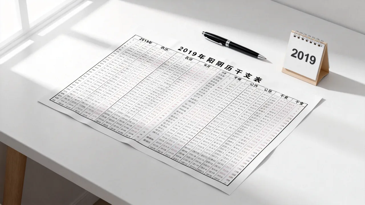 2019年阳历阴历干支对照表怎么查?农历和公历日期转换方法 2019年阳历阴历干支对照表怎么查?农历和公历日期转换方法