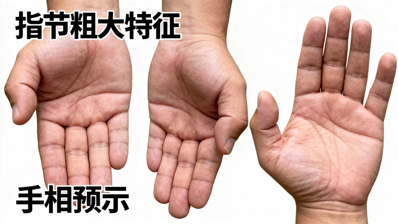 手上指节粗命运如何?指节粗大的手相预示什么 手上指节粗命运如何?指节粗大的手相预示什么