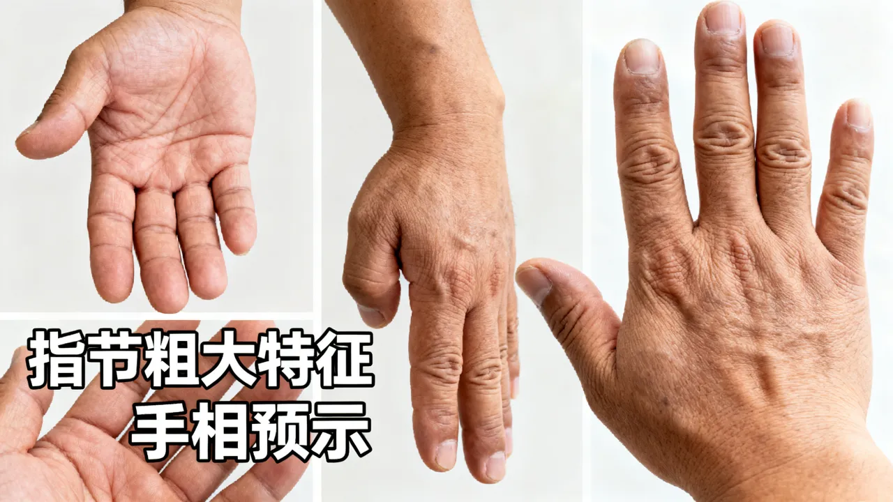 手上指节粗命运如何?指节粗大的手相预示什么 手上指节粗命运如何?指节粗大的手相预示什么