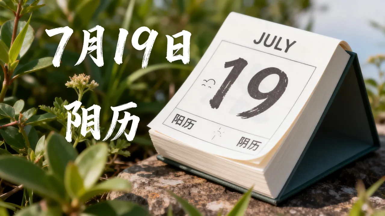 7月19阳历阴历 7月19阳历阴历