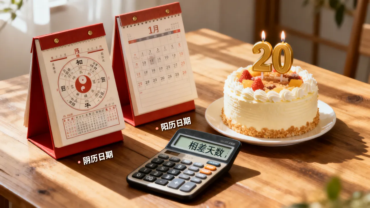 20岁生日过阴历还是阳历，阴历阳历差几天怎么算