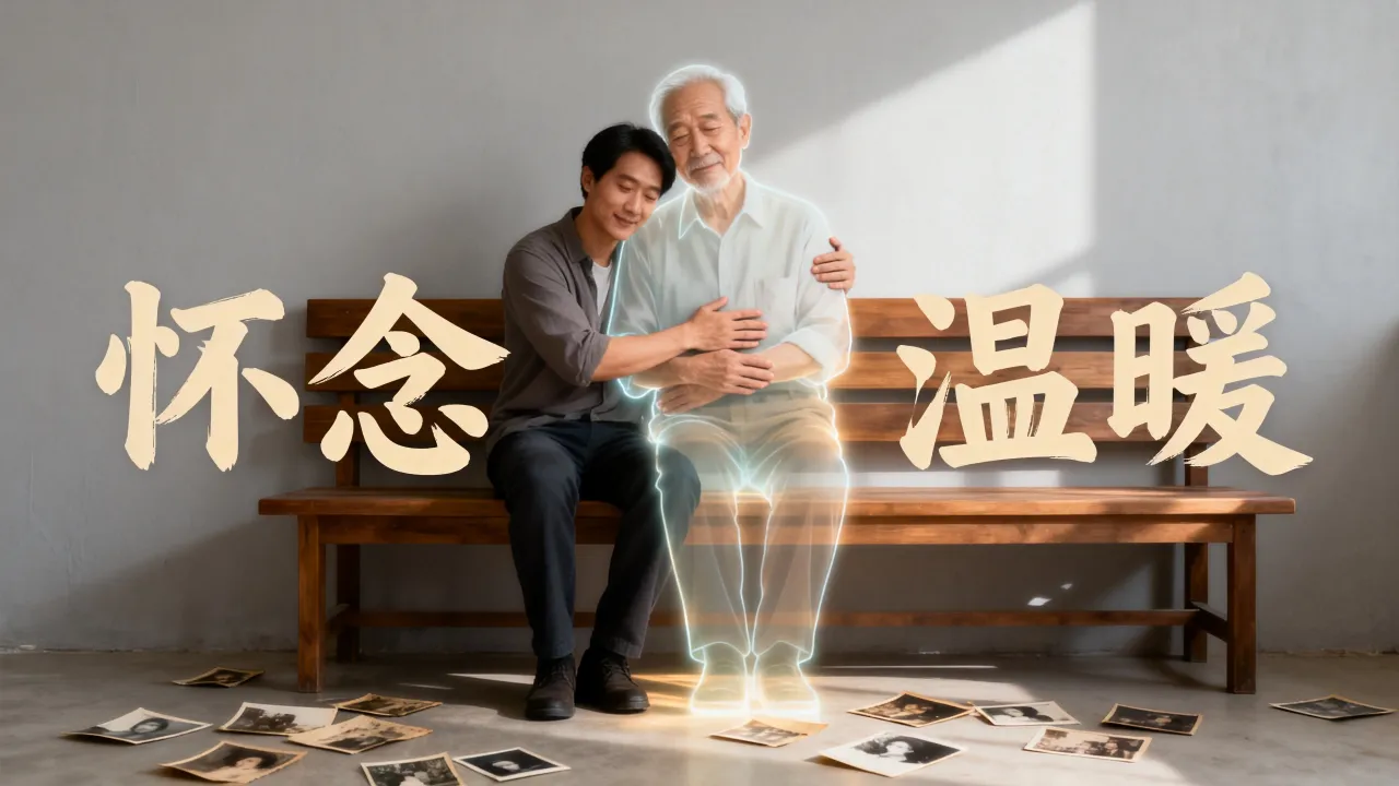 梦到抱着去世的父亲好不好，有什么预兆和寓意？