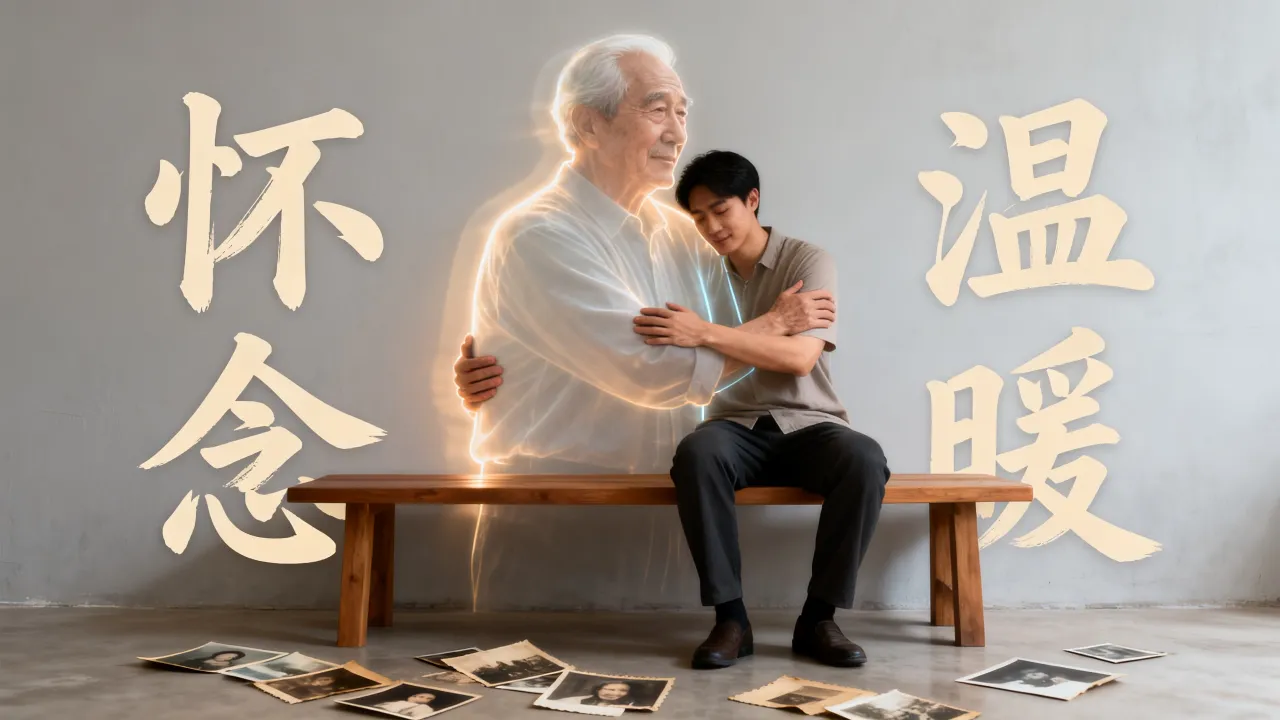 梦到抱着去世的父亲好不好，有什么预兆和寓意？
