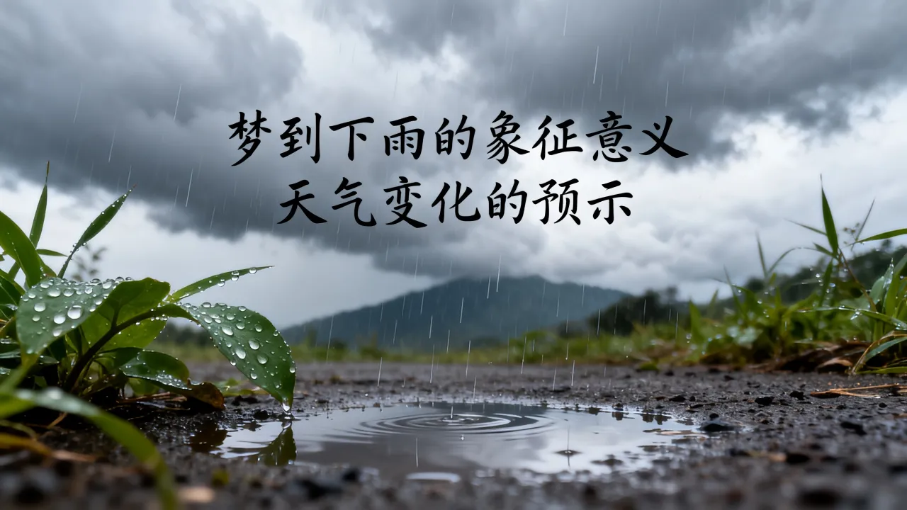 梦到即将下雨是好的征兆吗,梦见下雨前兆有何预示 梦到即将下雨是好的征兆吗,梦见下雨前兆有何预示