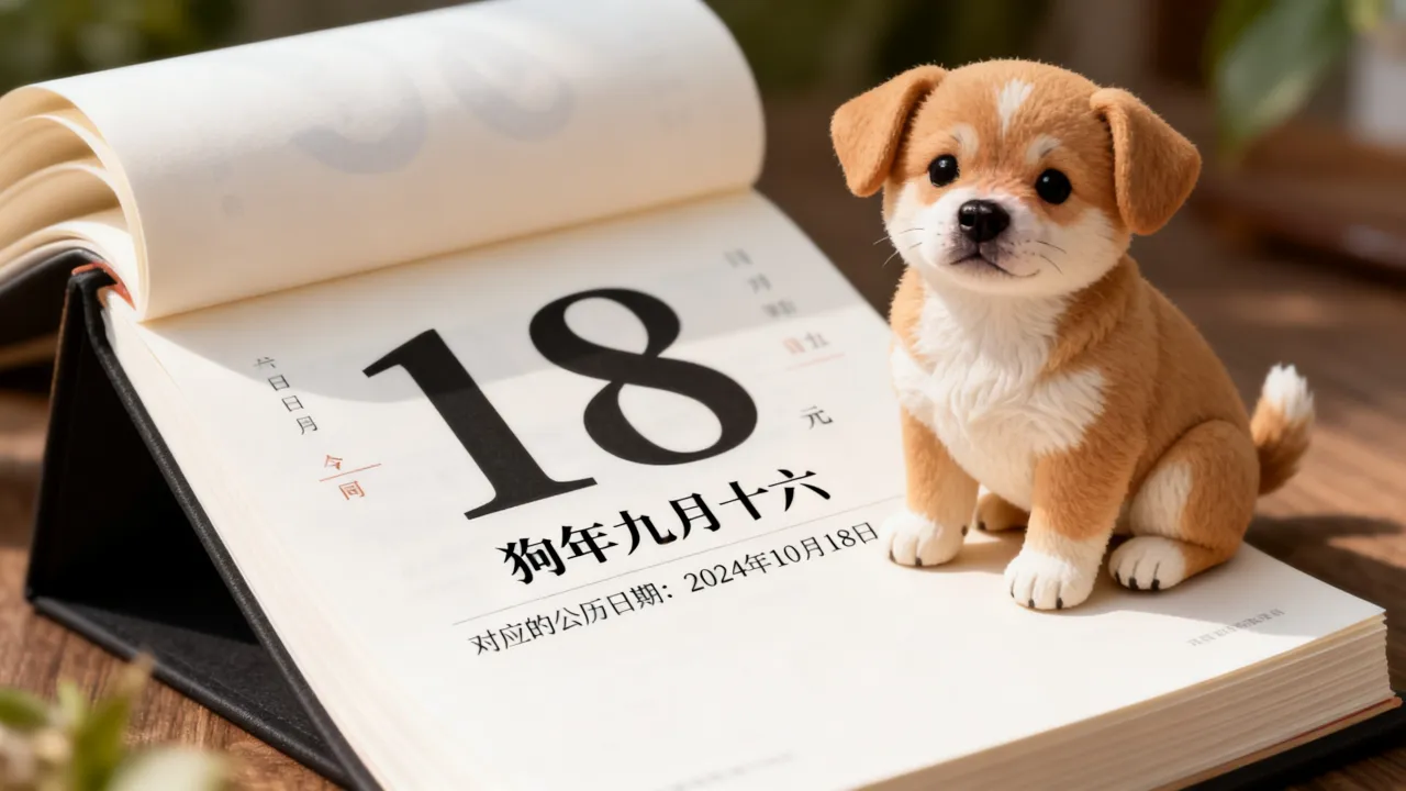 狗年阴历9月16是几号?狗年九月十六对应的公历日期是什么? 狗年阴历9月16是几号?狗年九月十六对应的公历日期是什么?