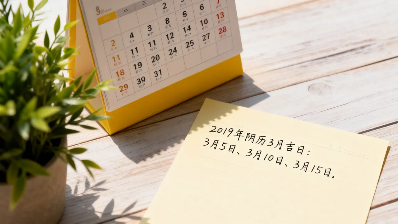 2019阴历3月哪几天是吉日？黄道吉日一览表