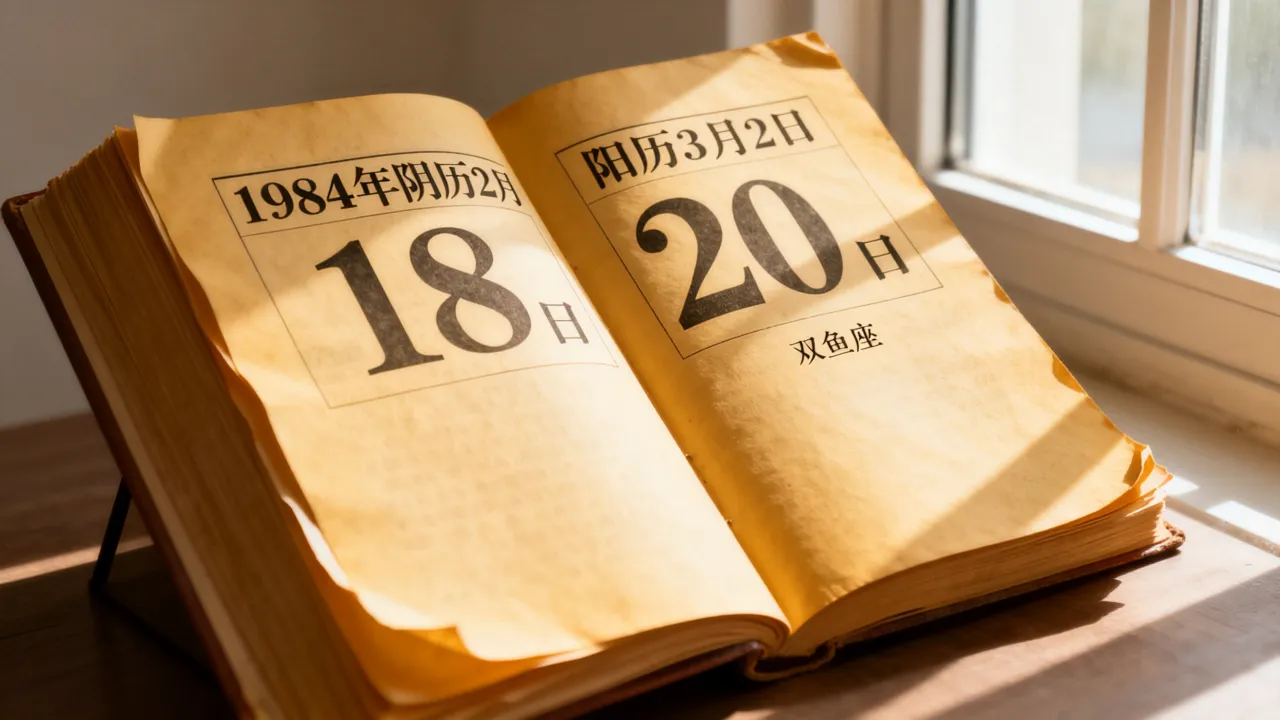 1984阴历2月18日是阳历几号,是什么星座 1984阴历2月18日是阳历几号,是什么星座