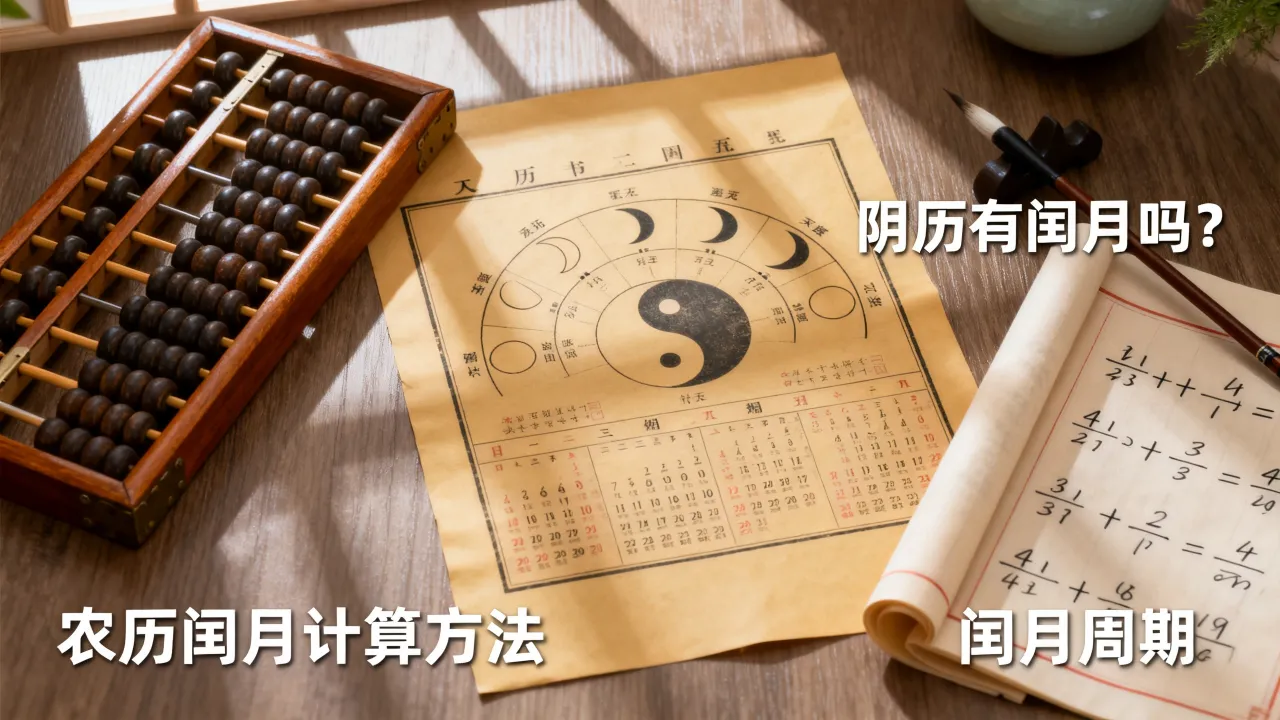 阴历有闰月吗,农历闰月怎么算的,闰月多久一次 阴历有闰月吗,农历闰月怎么算的,闰月多久一次