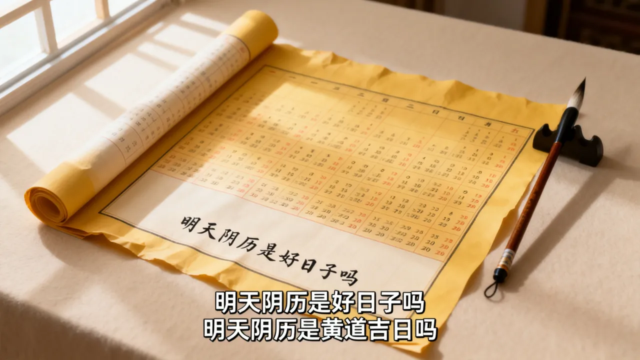 明天阴历是好日子吗，明天阴历是黄道吉日吗？