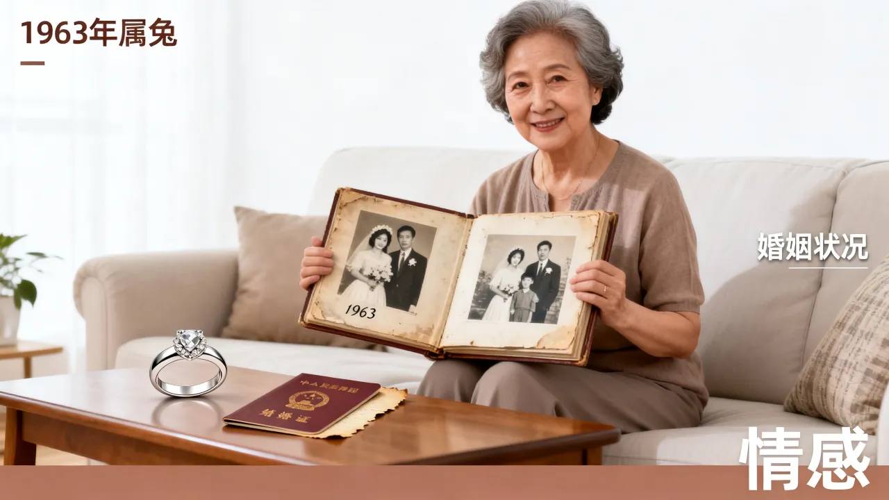 1963年属兔人婚姻状况怎样，属兔1963情感好吗？