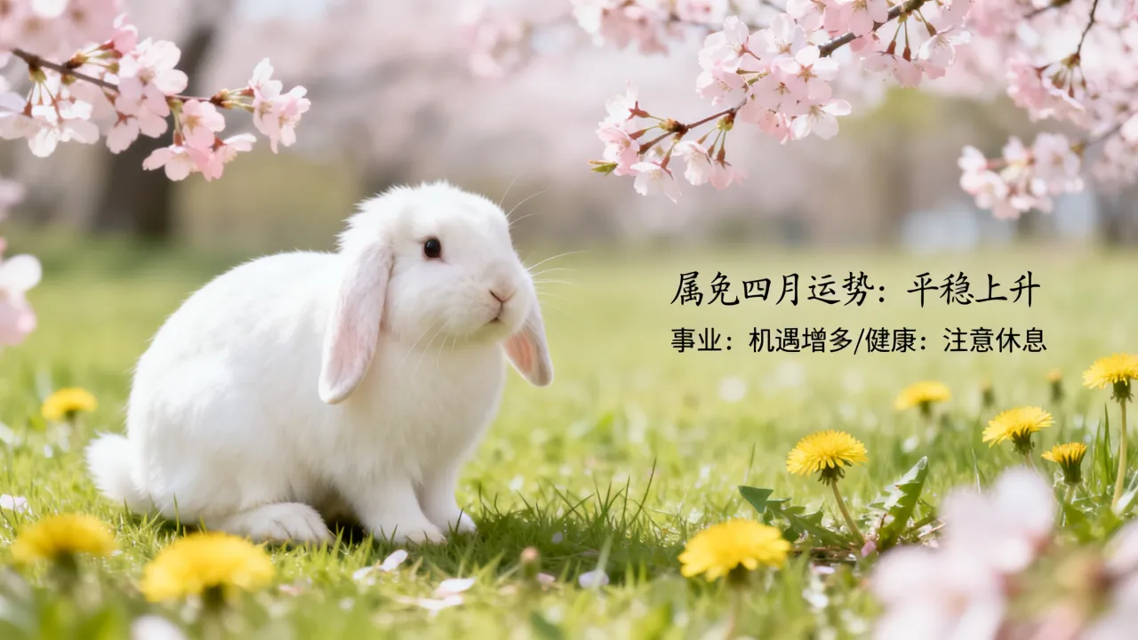 属兔四月运势怎么样，属兔四月份运势好不好？