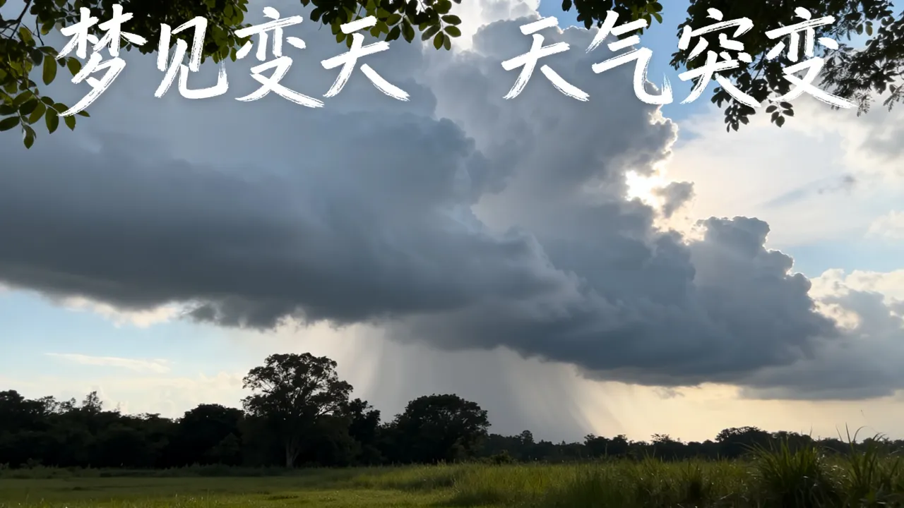 梦见变天了预兆了什么吗，梦见天气突变有何吉凶暗示？