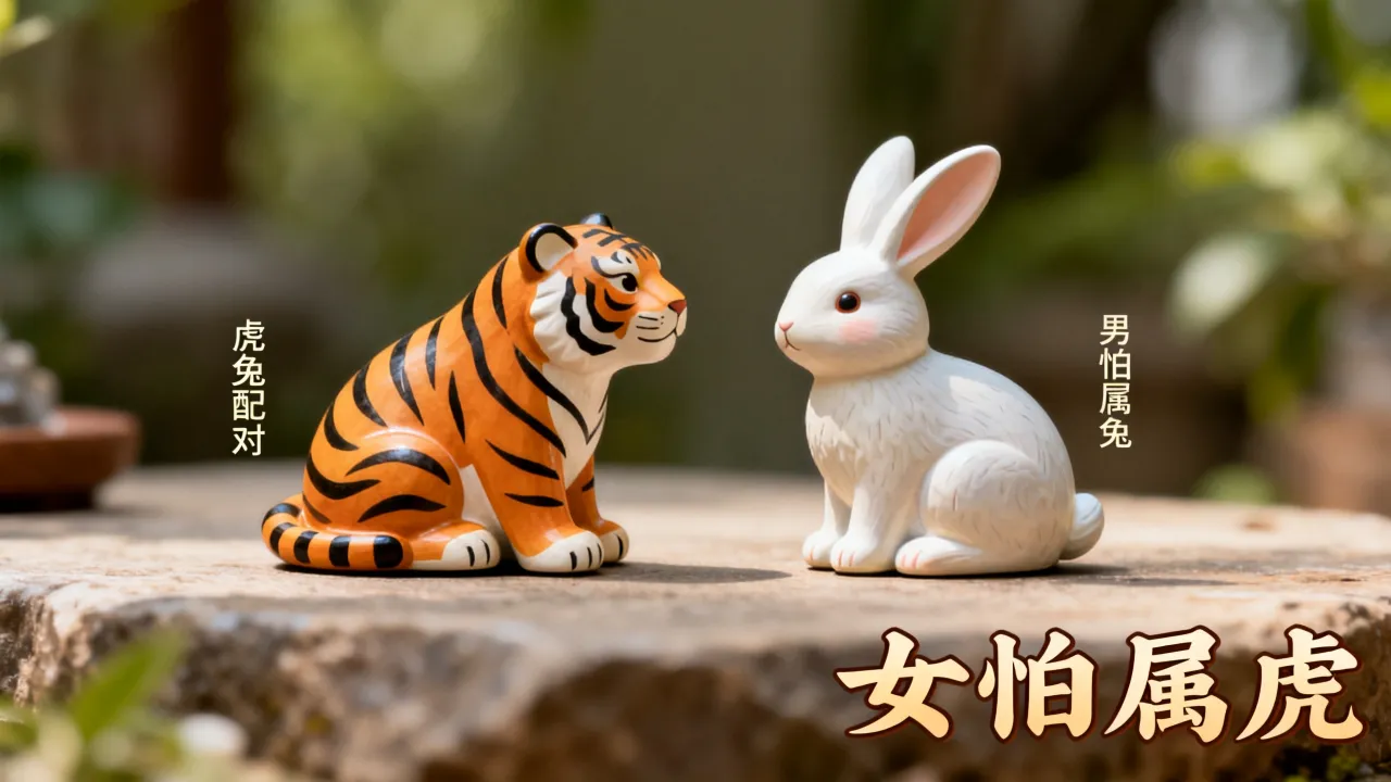 属虎兔的生肖配对好吗男,男怕属兔女怕属虎什么说法? 属虎兔的生肖配对好吗男,男怕属兔女怕属虎什么说法?