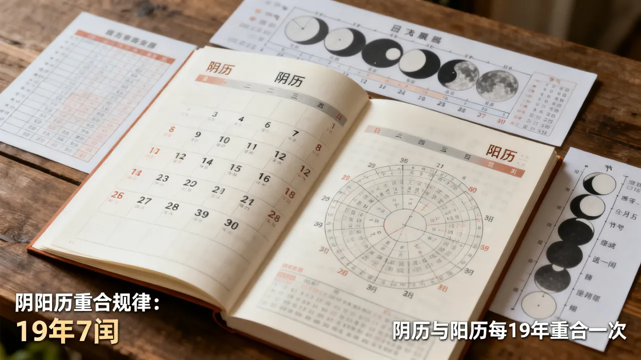 阴历和阳历多久重合一次，阴历阳历重合的规律是什么