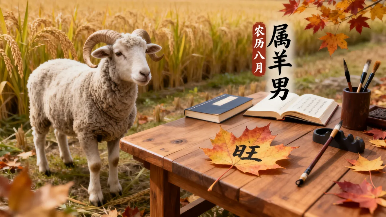 属羊男农历几月出生最旺，农历八月属羊男好吗