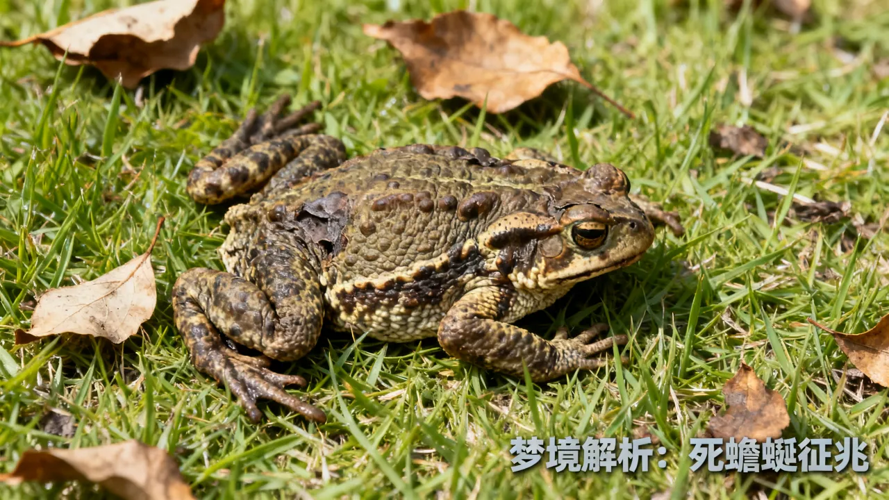 梦到死蟾蜍是什么征兆，梦到死蟾蜍是吉是凶