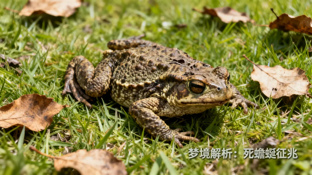 梦到死蟾蜍是什么征兆，梦到死蟾蜍是吉是凶