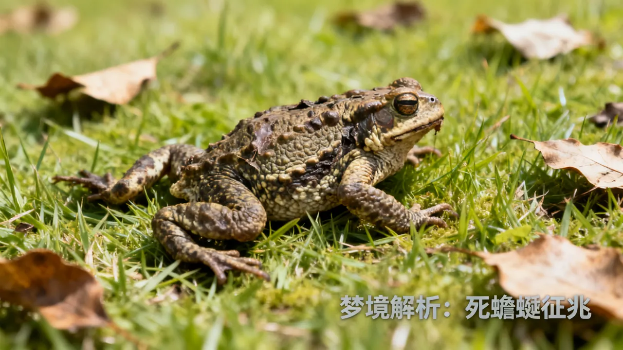 梦到死蟾蜍是什么征兆，梦到死蟾蜍是吉是凶