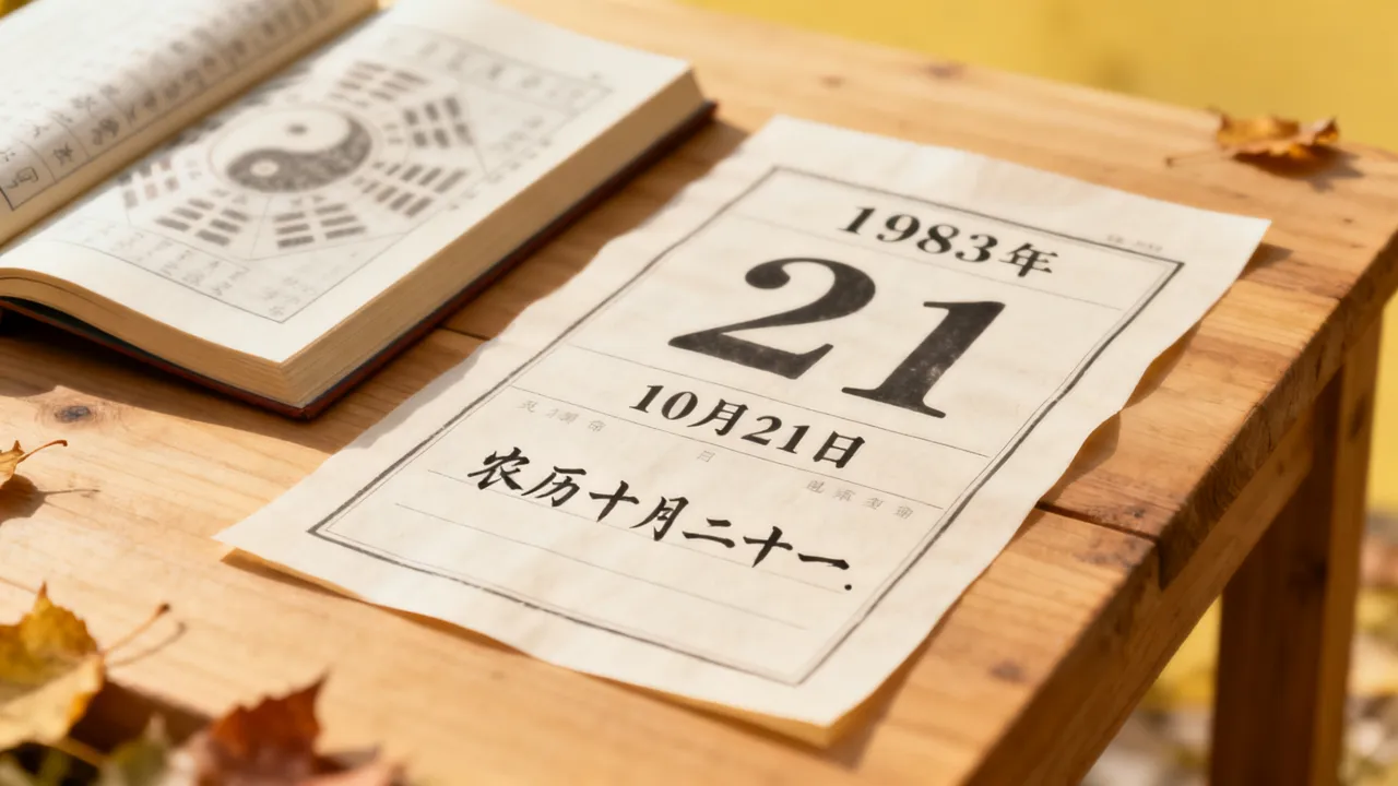 1983阴历10月21出生是什么命，农历十月二十一命运如何