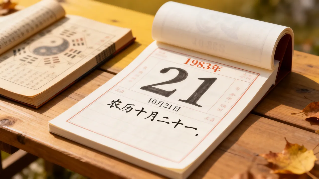 1983阴历10月21出生是什么命，农历十月二十一命运如何