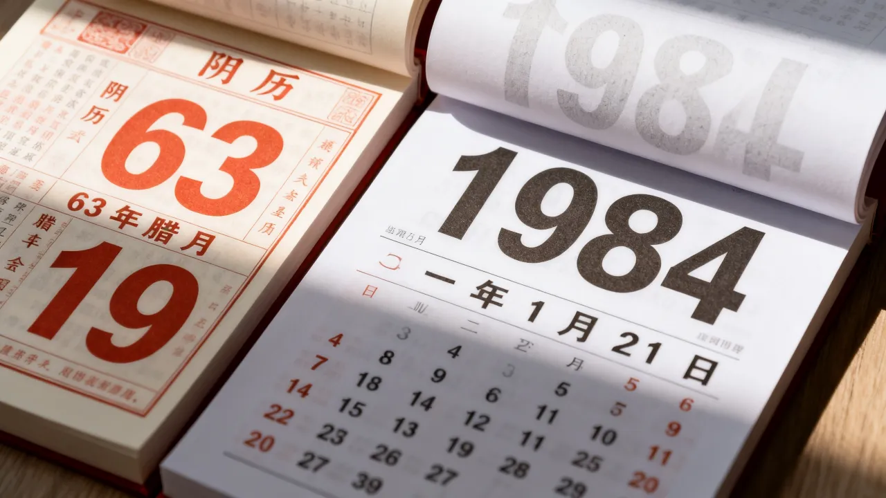阴历63年腊月19是几号，阴历63年腊月19对应的公历日期？