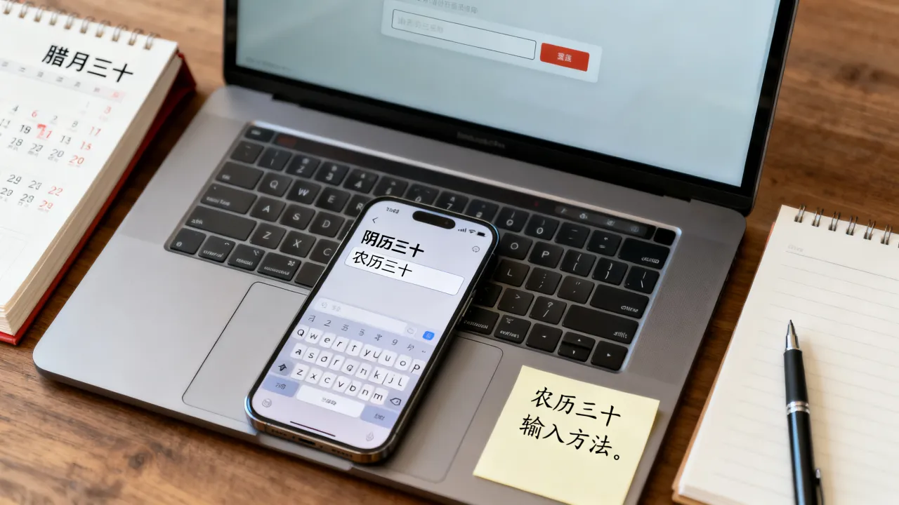 阴历的三十怎么打?农历三十怎么输入? 阴历的三十怎么打?农历三十怎么输入?