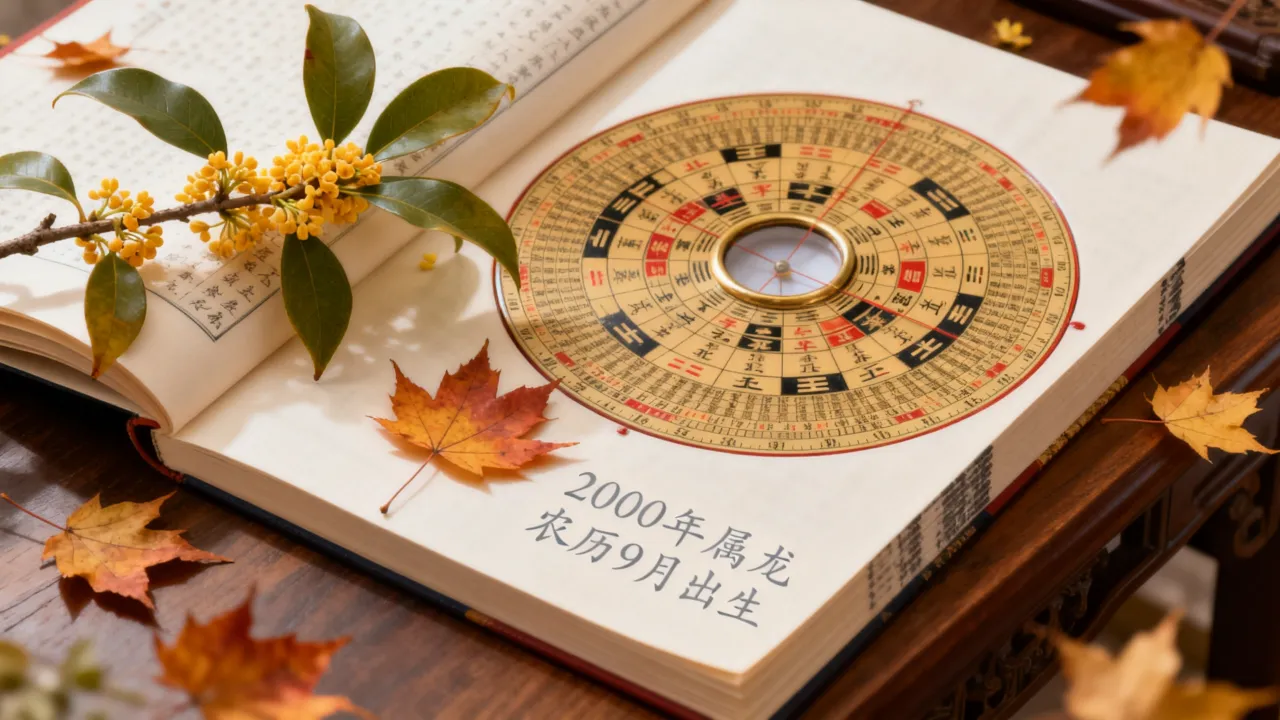 2000年农历9月出生是什么命，2000年农历9属什么命