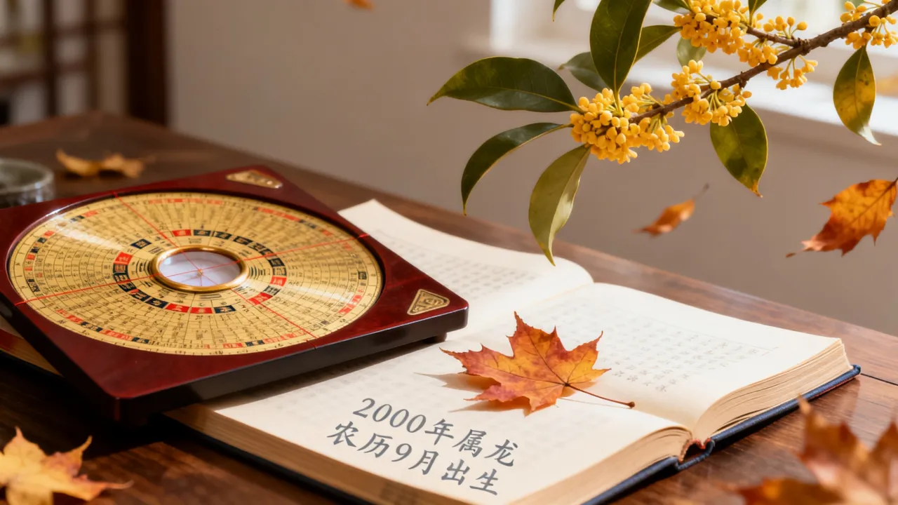 2000年农历9月出生是什么命，2000年农历9属什么命