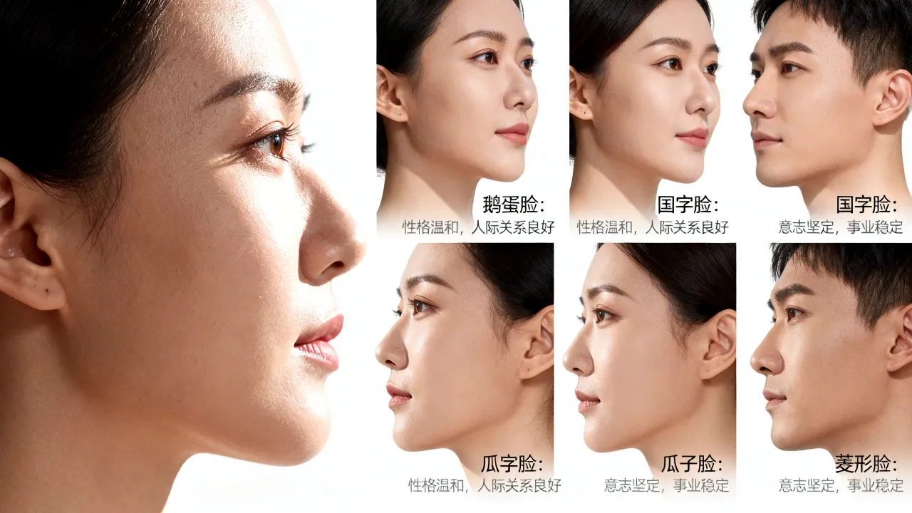 脸型图解看命运准不准?脸型与命运的关系详解 脸型图解看命运准不准?脸型与命运的关系详解