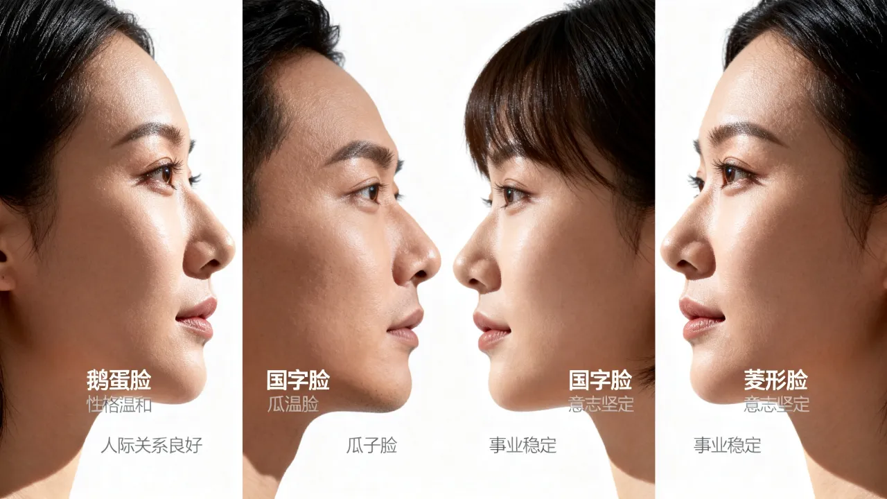脸型图解看命运准不准?脸型与命运的关系详解 脸型图解看命运准不准?脸型与命运的关系详解