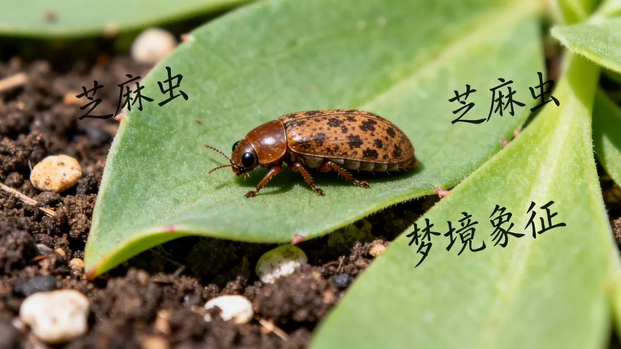 梦到了芝麻虫代表着什么?周公解梦梦见芝麻虫有何预兆 梦到了芝麻虫代表着什么?周公解梦梦见芝麻虫有何预兆