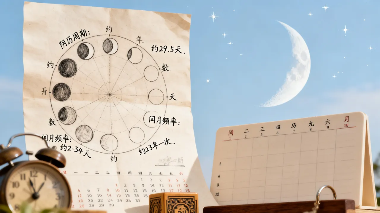 阴历多长时间一个周期?阴历一年有多少天,闰月多久一次 阴历多长时间一个周期?阴历一年有多少天,闰月多久一次
