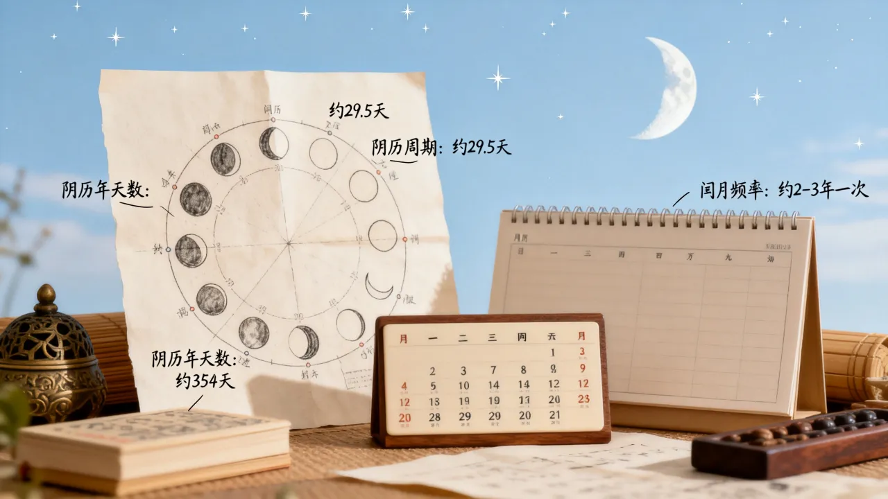 阴历多长时间一个周期?阴历一年有多少天,闰月多久一次 阴历多长时间一个周期?阴历一年有多少天,闰月多久一次