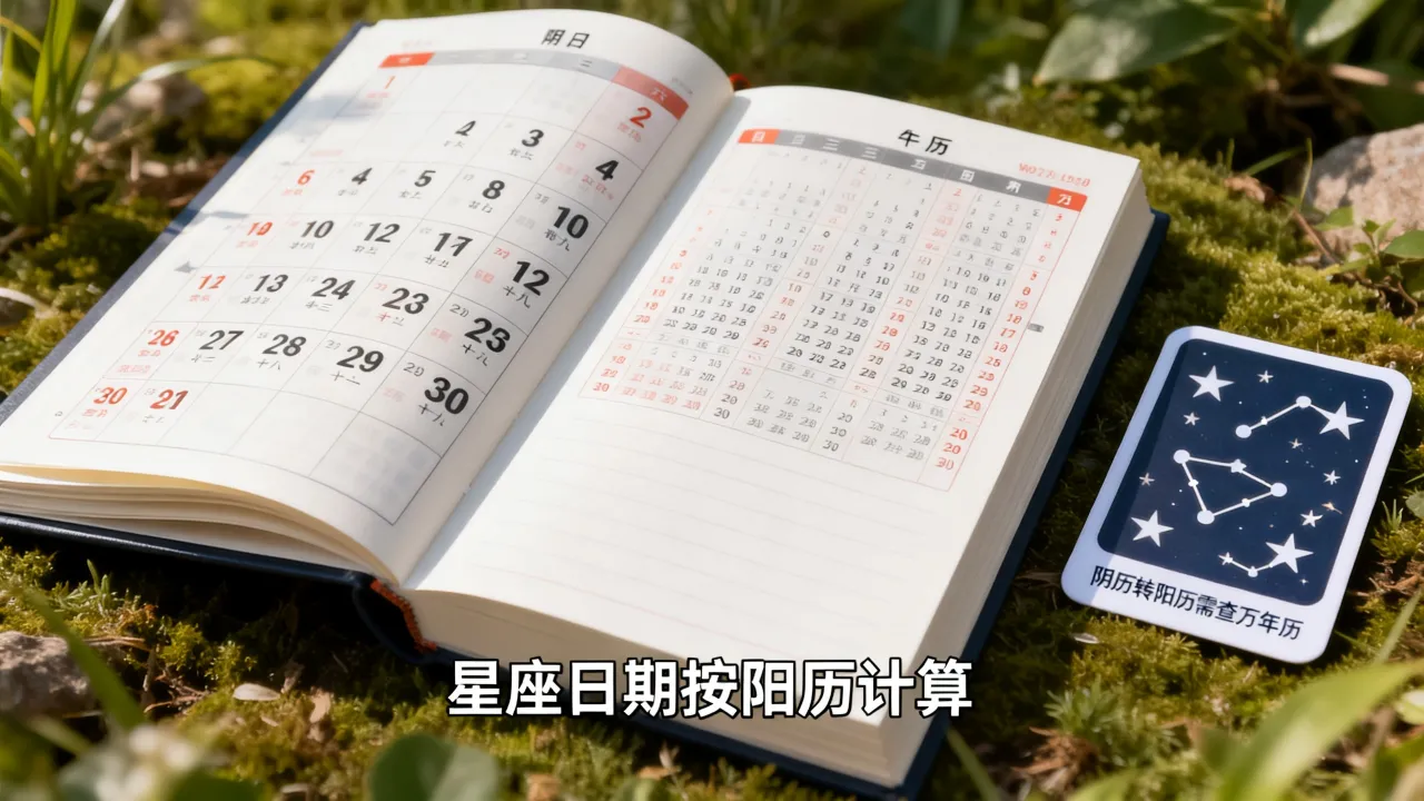 星座日期按阴历还是阳历算，阴历阳历生日怎么换算