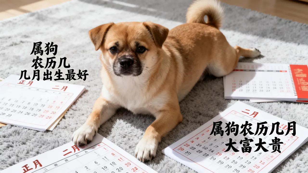 属狗农历几月出生最好？属狗农历几月大富大贵？