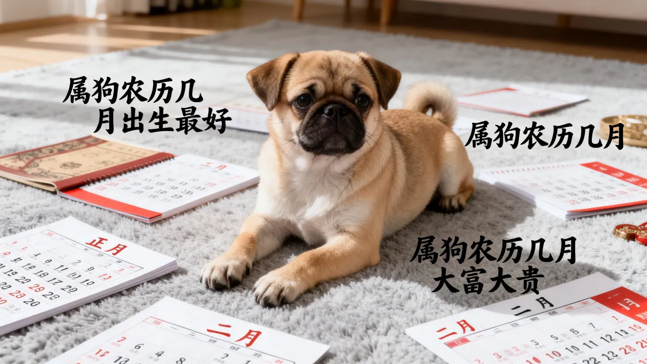 属狗农历几月出生最好？属狗农历几月大富大贵？