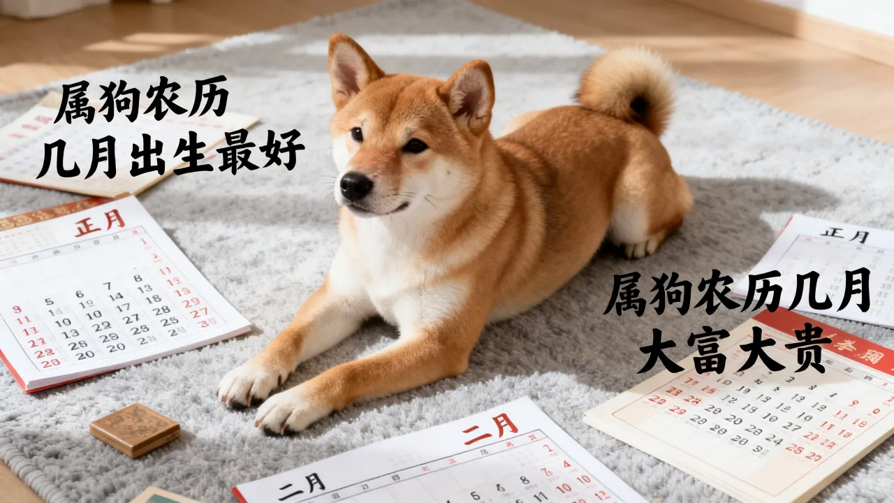 属狗农历几月出生最好？属狗农历几月大富大贵？