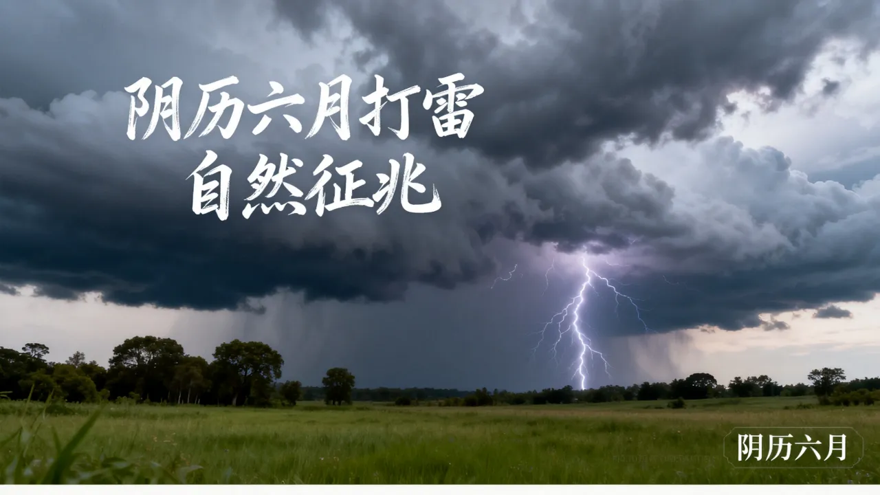阴历六月打雷预示什么?,阴历六月打雷有什么征兆? 阴历六月打雷预示什么?,阴历六月打雷有什么征兆?
