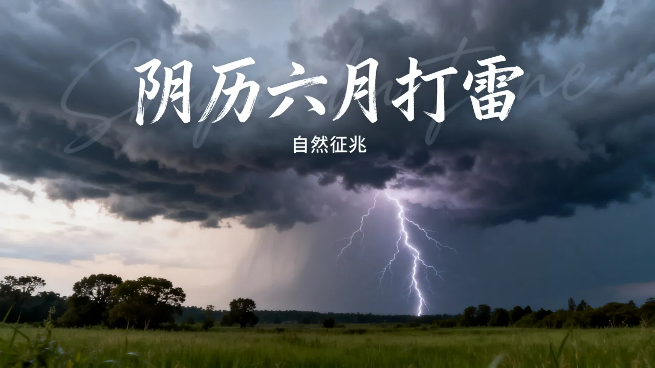 阴历六月打雷预示什么?,阴历六月打雷有什么征兆? 阴历六月打雷预示什么?,阴历六月打雷有什么征兆?