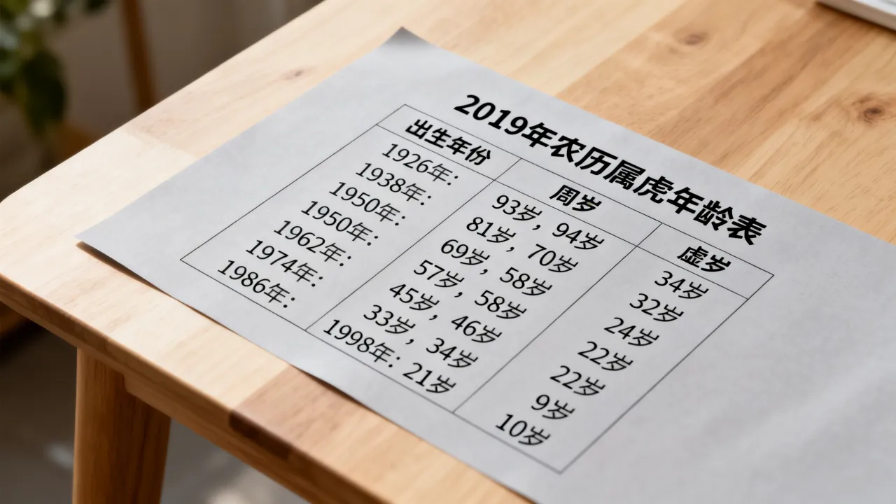 2019年农历属虎多大,属虎虚岁几岁,2019年属虎年龄表 2019年农历属虎多大,属虎虚岁几岁,2019年属虎年龄表