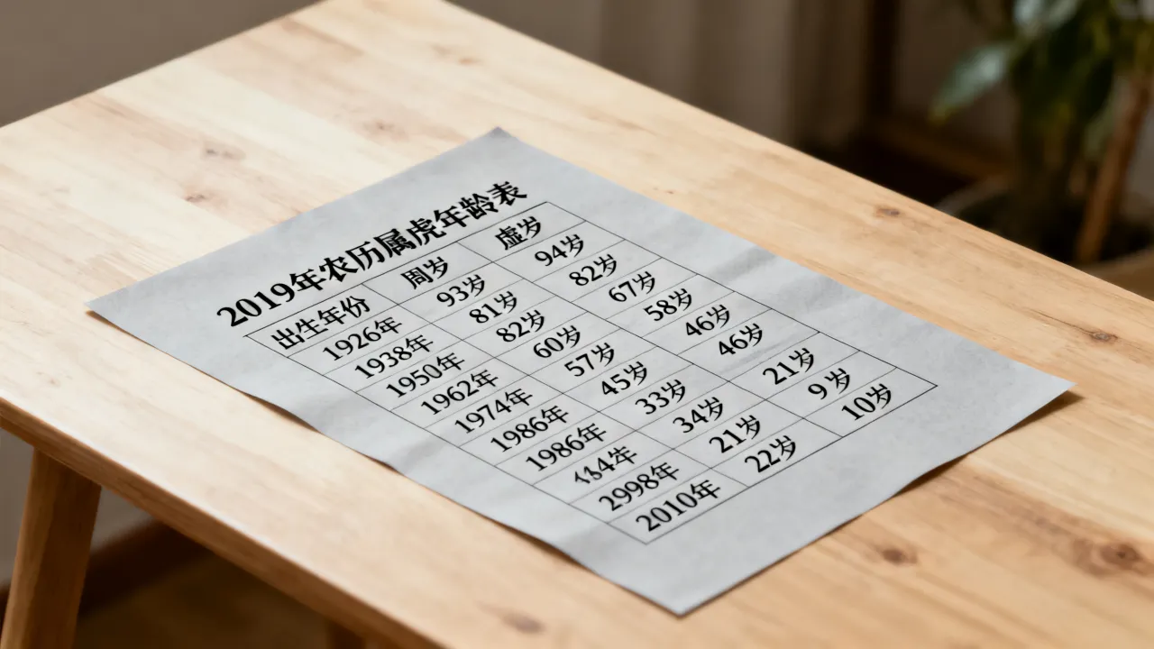 2019年农历属虎多大,属虎虚岁几岁,2019年属虎年龄表 2019年农历属虎多大,属虎虚岁几岁,2019年属虎年龄表