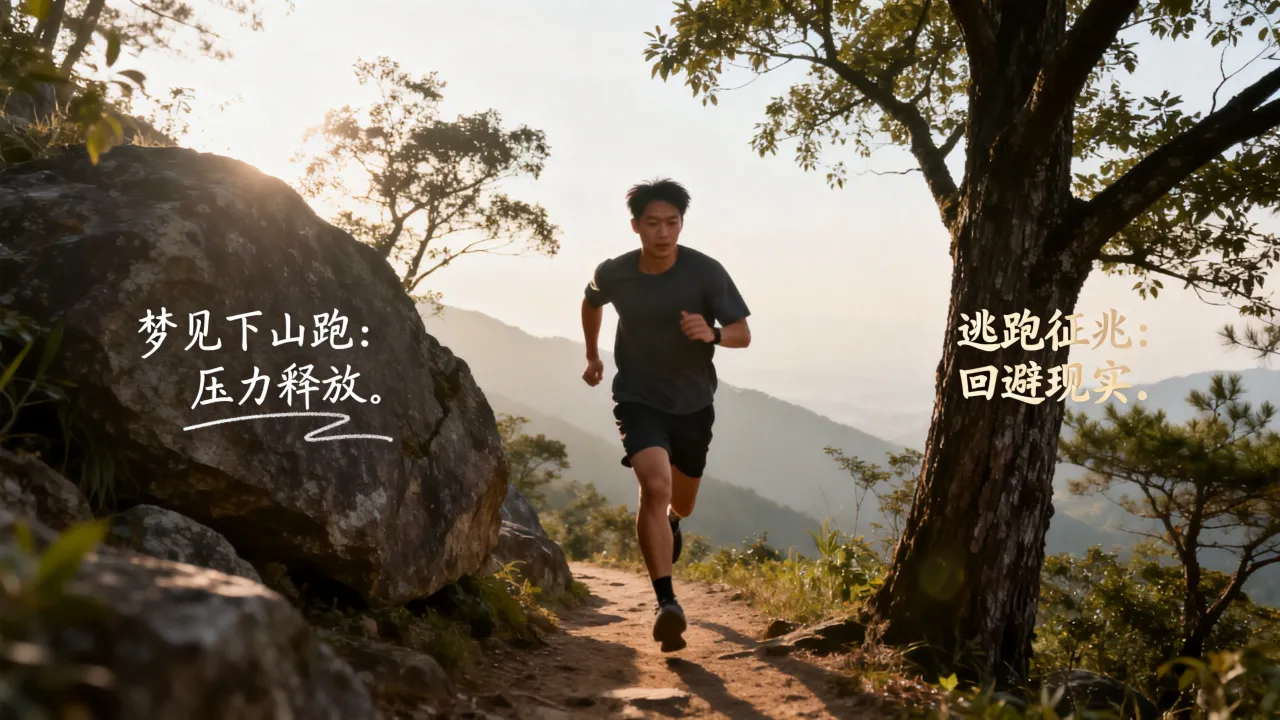 梦见往山下跑是什么征兆，梦见下山逃跑预示什么？