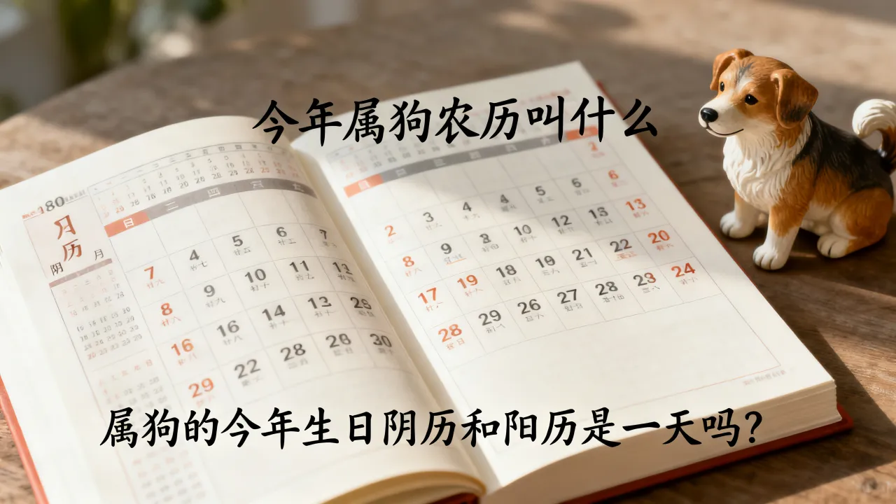 今年属狗农历叫什么,属狗的今年生日阴历和阳历是一天吗? 今年属狗农历叫什么,属狗的今年生日阴历和阳历是一天吗?
