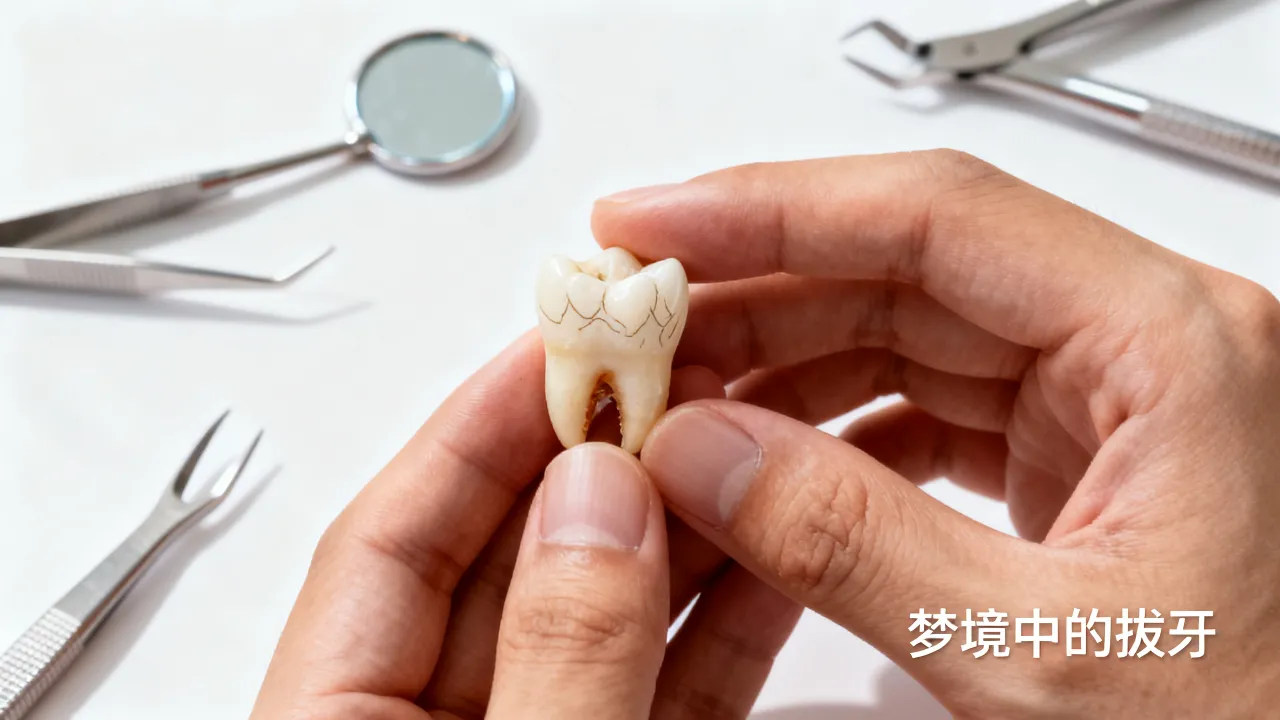梦到了自己拔了一颗牙好不好，梦见拔牙预示什么
