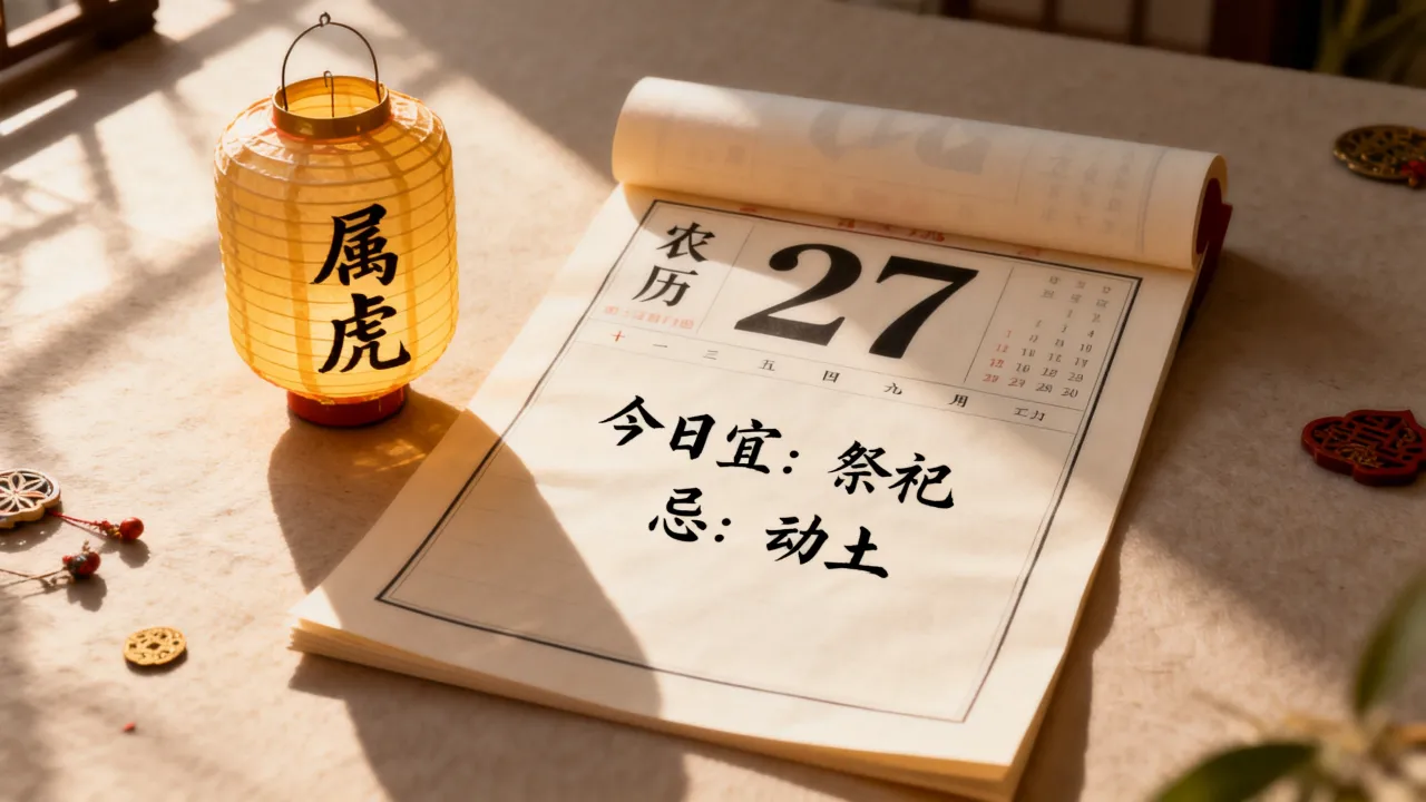 今天农历27属什么，今天农历27号是什么日子，农历二十七吉凶宜忌详解