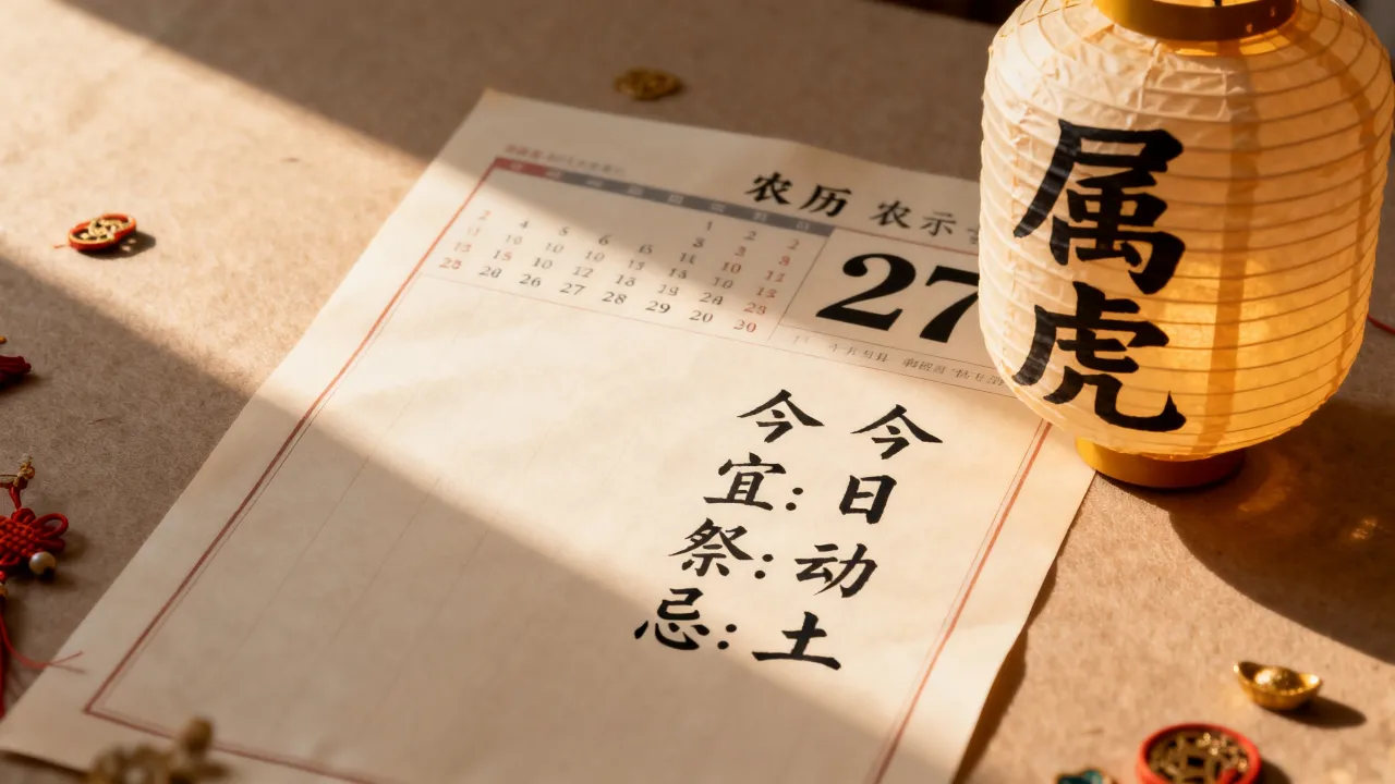 今天农历27属什么，今天农历27号是什么日子，农历二十七吉凶宜忌详解